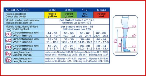 MONOCOLLANT MEDIO DESTRO - BIANCO - Calze antitrombo