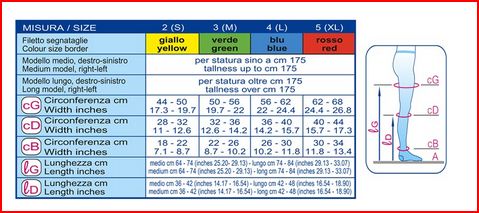 GAMBALETTO MEDIO - NATURALE - Calze antitrombo