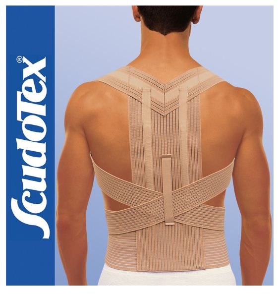 RADDRIZZASPALLE CON FASCIA LOMBARE - 16 cm - Raddrizzaspalle.