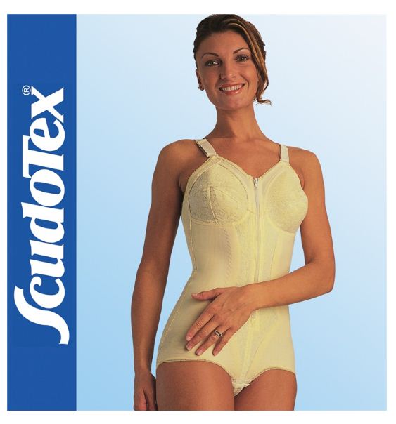 Modellatore Cotton Comfort Corto Coppa B - Champagne - Supporto post-parto confortevole e discreto