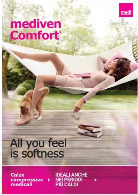 MEDIVEN COMFORT - CALZA COSCIA AUTOREGGENTE PLUS LUNGO - CASHMERE - Calze a compressione graduata