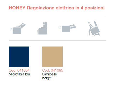 Poltrona HONEY -  Poltrona elevabile elettrica
