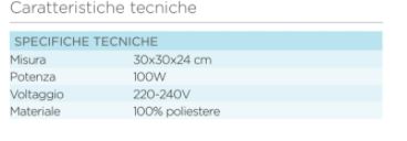 SCALDAPIEDI ELETTRICO - LTK770 - Scaldapiedi Elettrico - Immagine 2