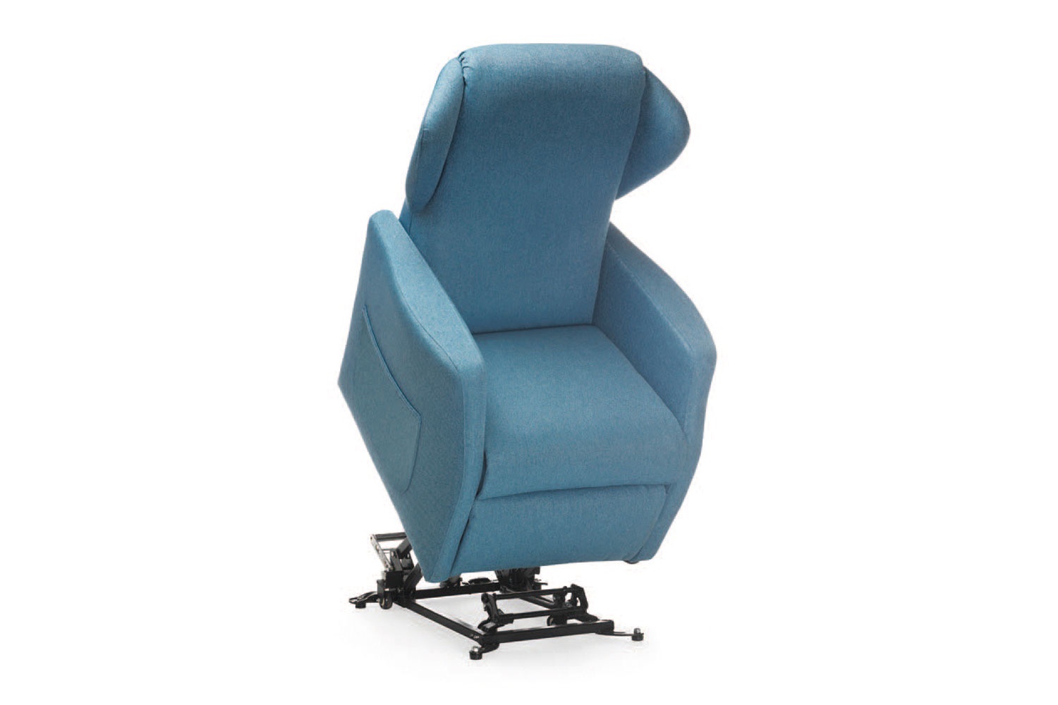 Poltrona elevabile NINFEA con roller 4 ruote 50mm - poltrona reclinabile