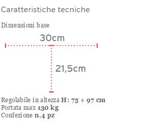 TRIPODE PER ADULTI - MANICO APERTO - Bastone tripode - Immagine 2