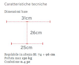 QUADRIPODE ADULTI - MANICO CHIUSO
 - Quadripode - Immagine 2