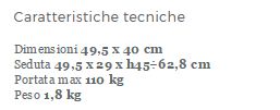 SEDILE PER DOCCIA SENZA SCHIENALE
 - Sedile per doccia