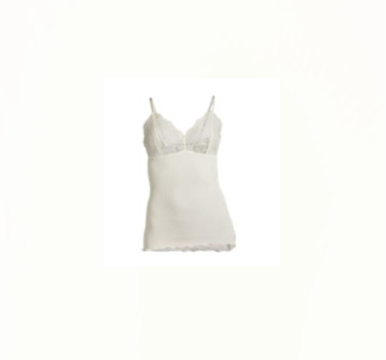 Top spallina stretta a costina 6838  - Top spallina stretta a costina 6838 