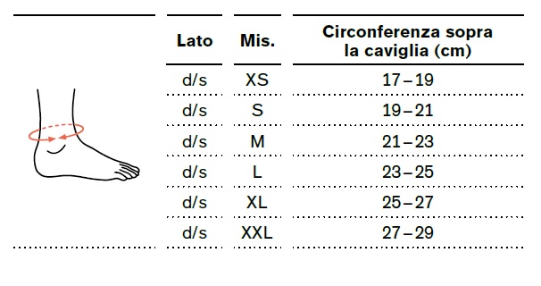 Malleo Sensa - Cavigliera elastica