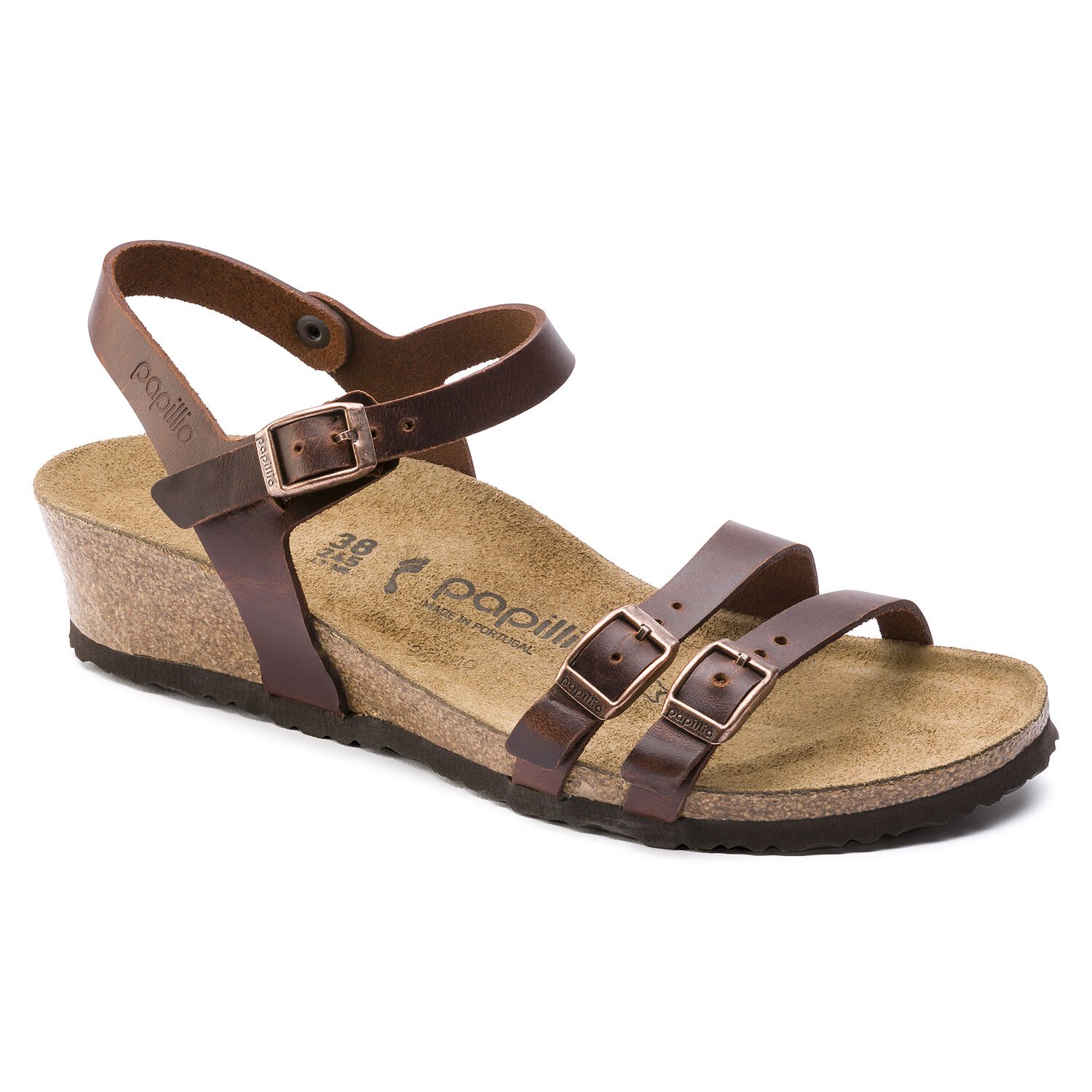 Lana - Cognac / Pelle naturale - Sandali ortopedici