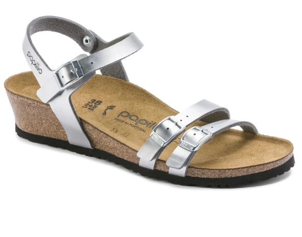 Lana - Silver / Birko-Flor - Sandali ortopedici donna