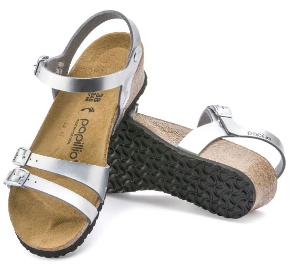 Lana - Silver / Birko-Flor - Sandali ortopedici donna - Immagine 2