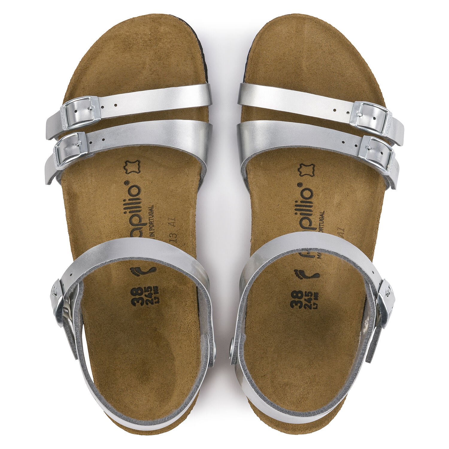 Lana - Silver / Birko-Flor - Sandali ortopedici donna - Immagine 3