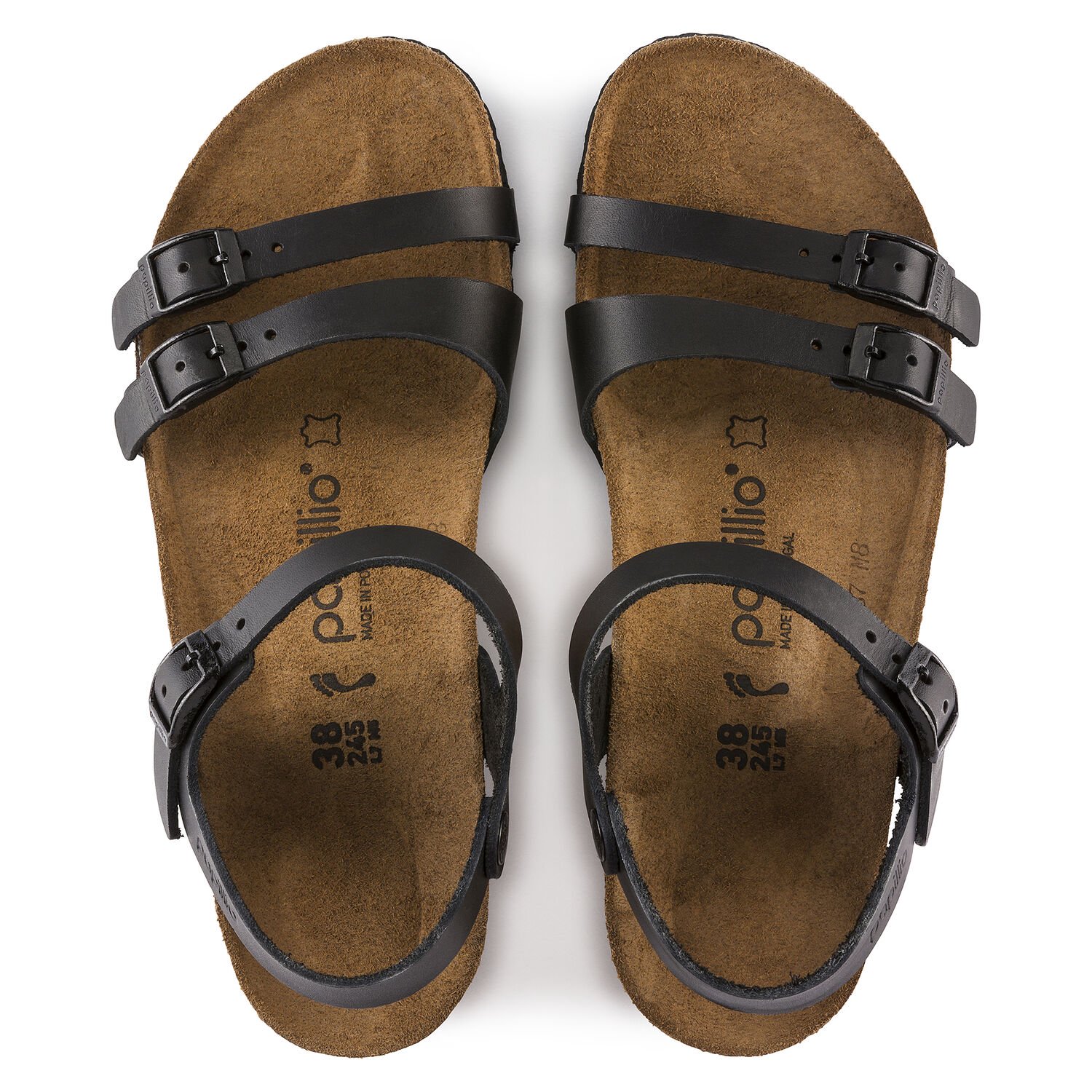 Lana - Black / Pelle naturale - Sandali Ortopedici Donna - Immagine 3