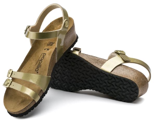 Lana - Metallic Gold / Birko-Flor - Sandali ortopedici donna - Immagine 2