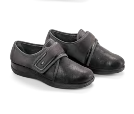 Calzatura Comfort FAURIA ANTRACITE - Calzatura ortopedica dal design elegante per il massimo comfort e supporto del piede.