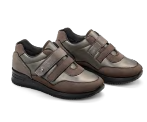 Calzatura Comfort Ghisalba Taupe - Calzatura ortopedica donna, automodellante e lavabile, per comfort e stabilità.
