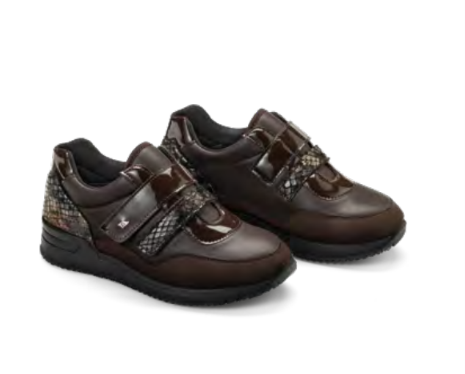 Calzatura Comfort Ghisalba Testa di Moro - Calzature eleganti per donne, ergonomiche e confortevoli ideali per il benessere quotidiano.