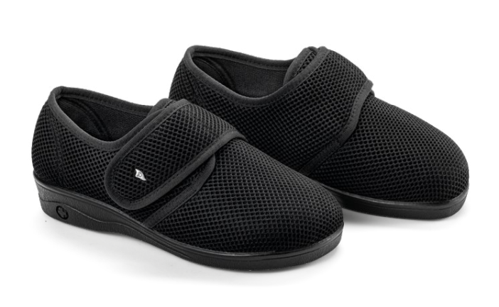 CLIO REHABILITY TESSUTO MICROFORATO NERO  - Scarpe ortopediche donna