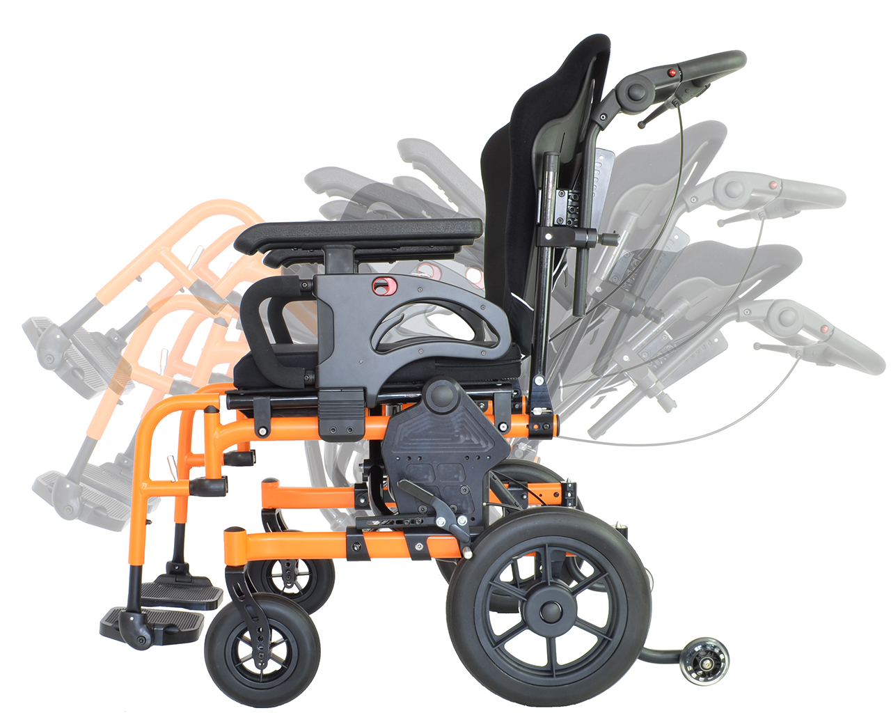Carrozzina Basculante Pieghevole Tekna Tilt 2.0  - carrozzina pieghevole - Immagine 2