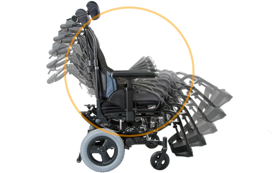 CARROZZINA BASCULANTE QUICKIE SR45  - CARROZZINA BASCULANTE - Immagine 2