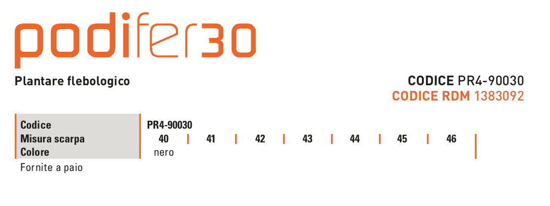 Podifer30 - Plantare anatomico