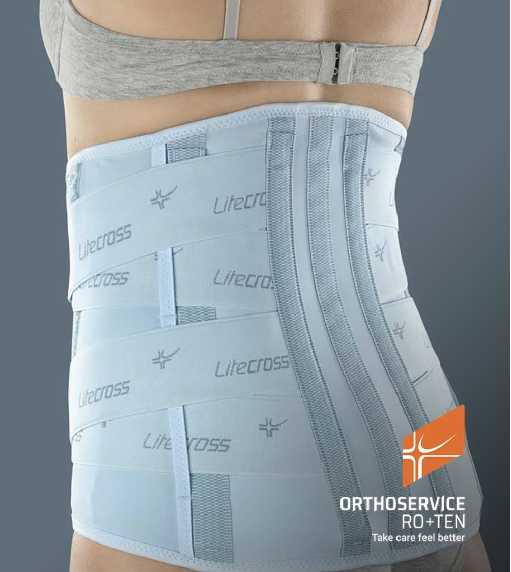 LITECROSS91 - Busto elastico per la stabilizzazione lombare.