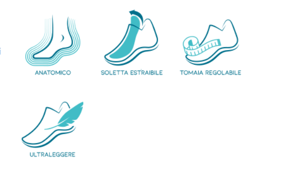 HERGOS TECNA FERRARA H57 CERVO/NAPLACK BLU - ciabatta ortopedica per donna - Immagine 2