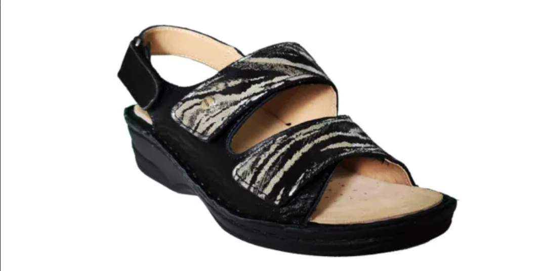 HERGOS TECNA FERRARA H62 ZEBRA/NAPPA - Sandali ortopedici donna  - Immagine 2
