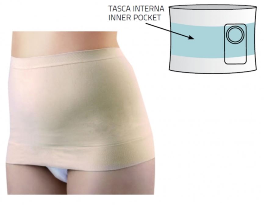 Fascia senza cuciture per stomizzati  -  Fascia addominale post operatoria