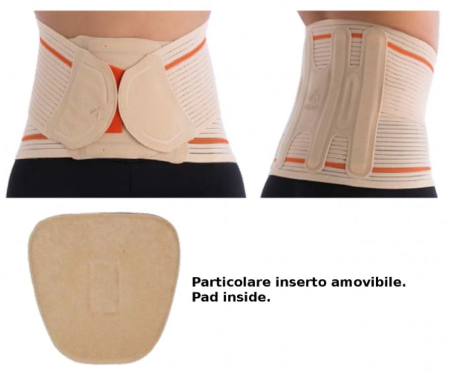 Corsetto lombosacrale semirigido steccato - Corsetto lombosacrale