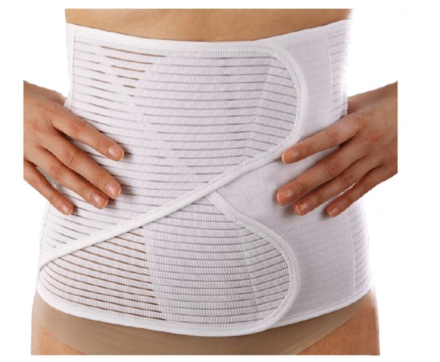 Fascia in tessuto millerighe altezza cm 28 - Fascia addominale post operatoria