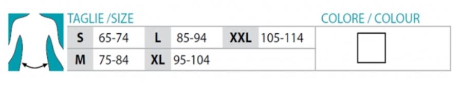Fascia in tessuto millerighe altezza cm 28 - Fascia addominale post operatoria