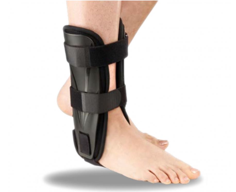 Cavigliera con cuscinetti bifoderati ad aria - Cavigliera bivalva