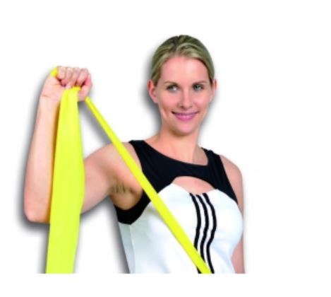 Banda elastica leggera gialla 2,50 mt - Banda Elastica 