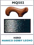 BASTONE DERBY NERO/LEGNO - Bastoni Da Passeggio