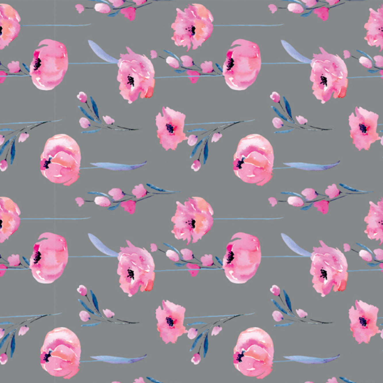 BASTONE DERBY PAPAVERI ROSA - Immagine 2