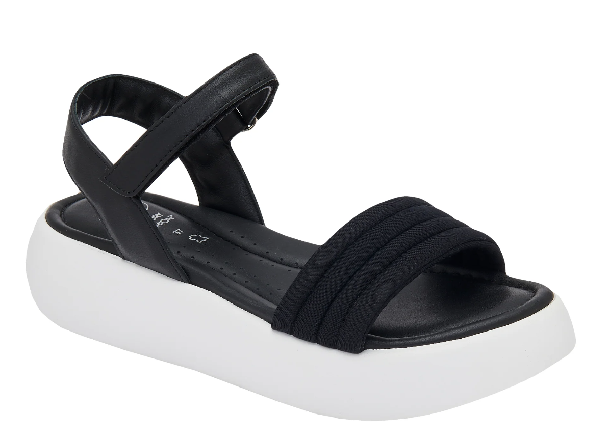 BOCA STRAP NERO - Sandalo ortopedico