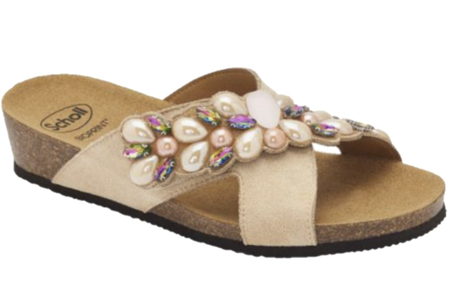 PALAU CROSS BEIGE/MULTI - Ciabatte ortopediche