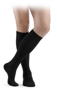 ESSENTIAL CLASSICAL - UOMO - GAMBALETTO - BLACK  - Calze a compressione graduata