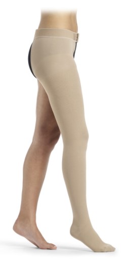 ESSENTIAL THERMOREGULATING - UNISEX - COSCIA CON CINTURA NATURE - LUNGO - Monocollant a compressione graduata