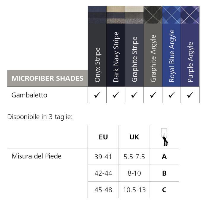 WELL BEING - MICROFIBER SHADES - FOR MEN - UOMO - SOCKS - Calze a compressione graduata