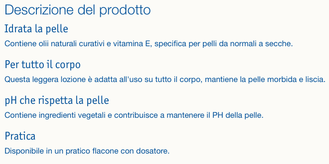 Skin Lotion - Creama e lozione idratante
