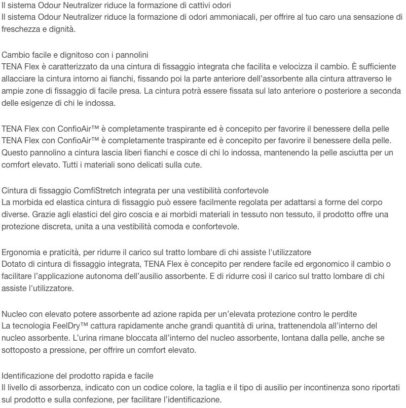 Flex - Plus - Pannolini traspiranti per il benessere della pelle.