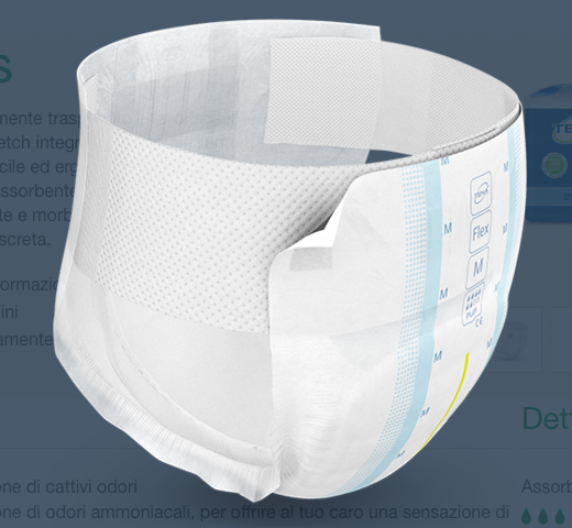 Flex - Plus - Pannolini traspiranti per il benessere della pelle.