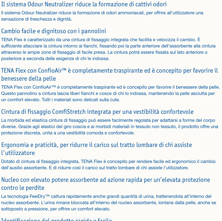 Flex - Super  - Pannolino a cintura traspirante per benessere e protezione.