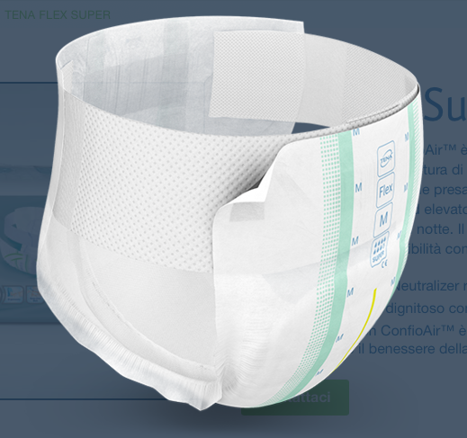 Flex - Super  - Pannolino a cintura traspirante per benessere e protezione.