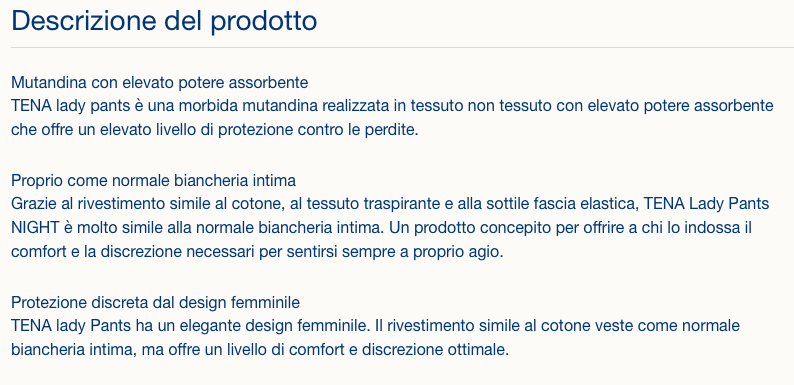 Lady Pants - Nights - Mutandine monouso per protezione notturna da perdite. - Immagine 2