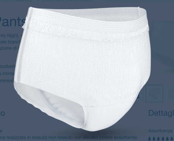Lady Pants - Nights - Mutandine monouso per protezione notturna da perdite. - Immagine 3