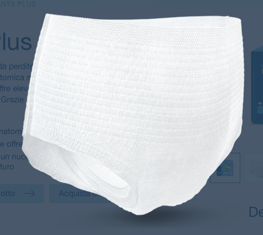 Pants - Plus - Protezione tripla contro perdite, odori e umidità.